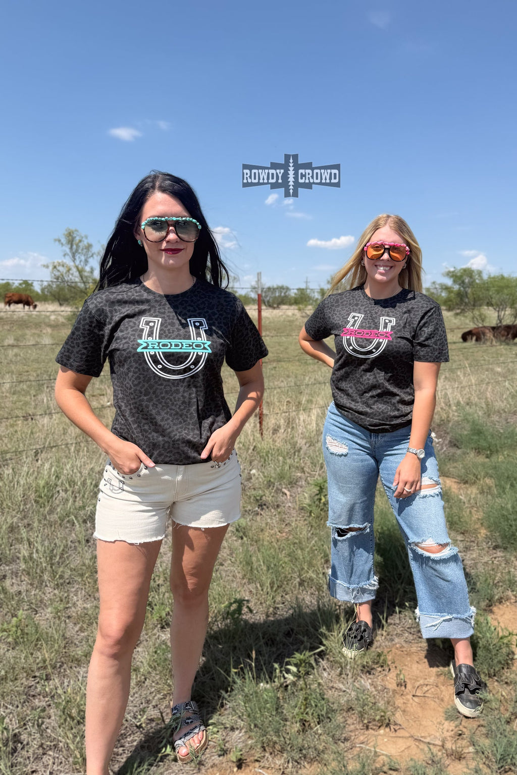 DS PINK Lucky Rodeo Tee by Rowdy Crowd Clothing - product image 3