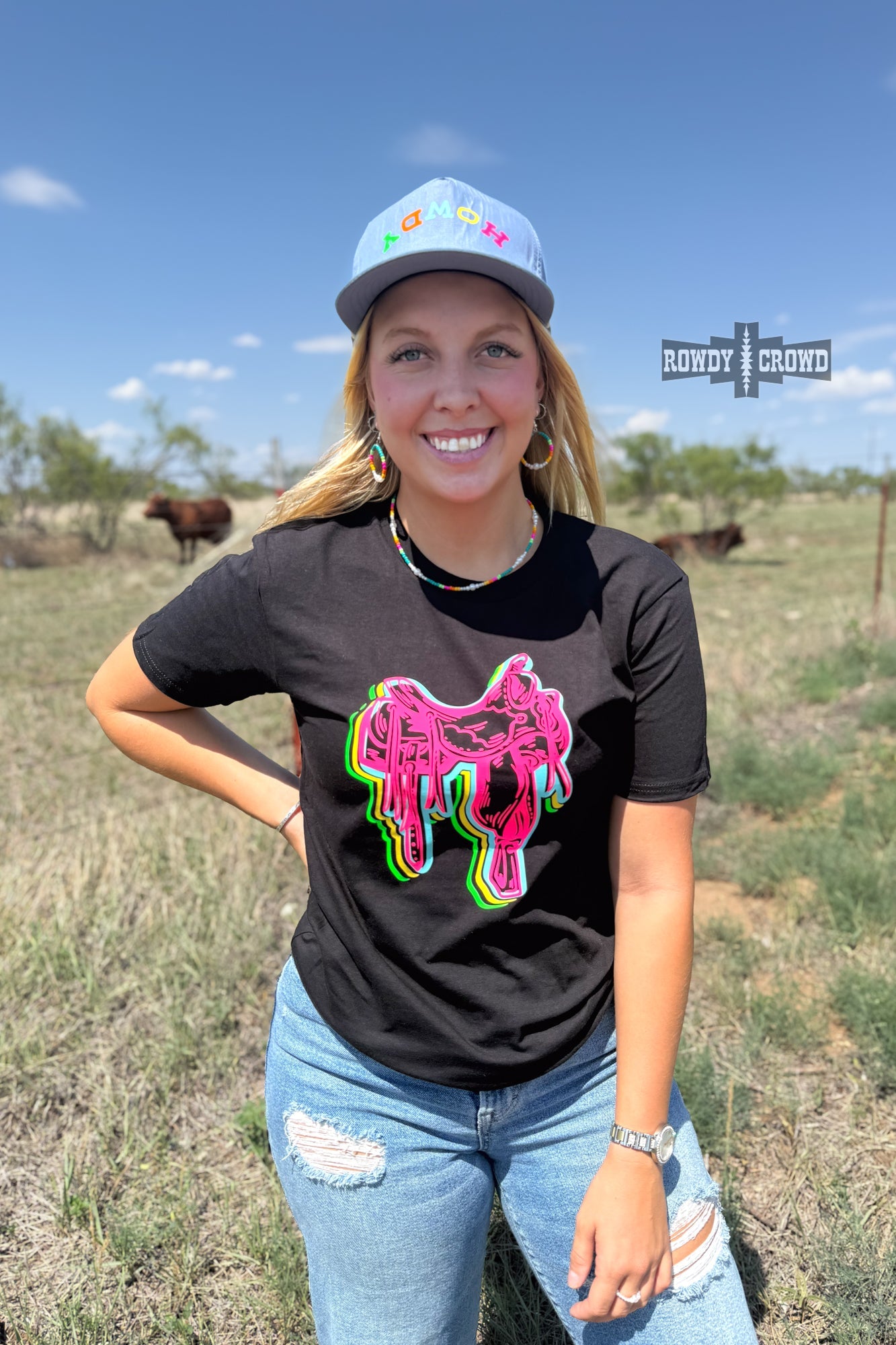 DS Saddle Bum Tee by Rowdy Crowd Clothing - product image 4