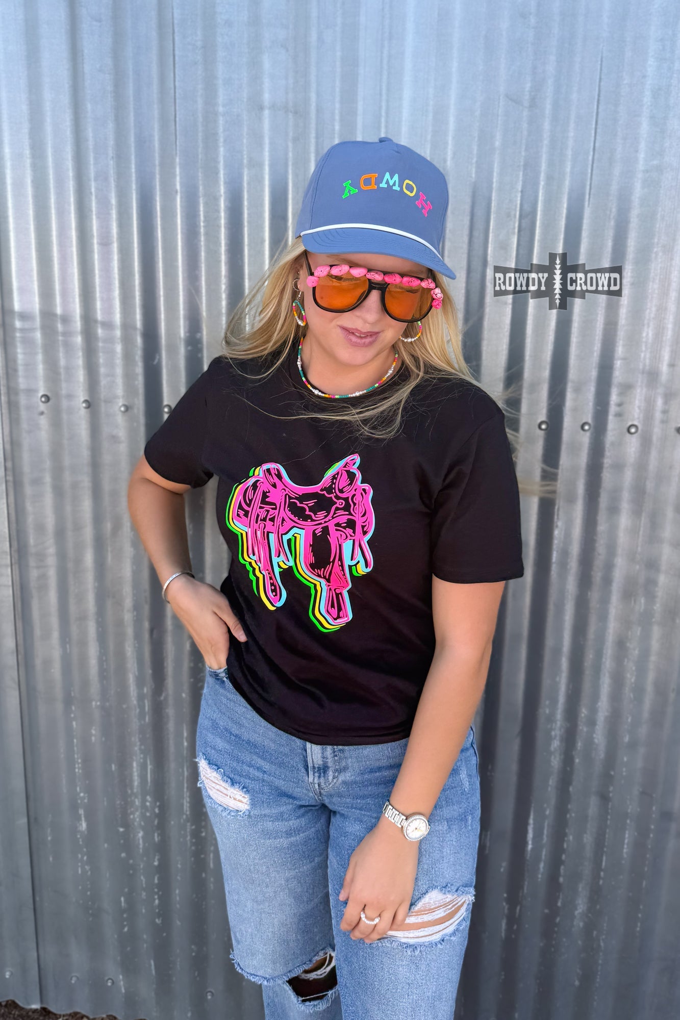 DS Saddle Bum Tee by Rowdy Crowd Clothing - product image 3