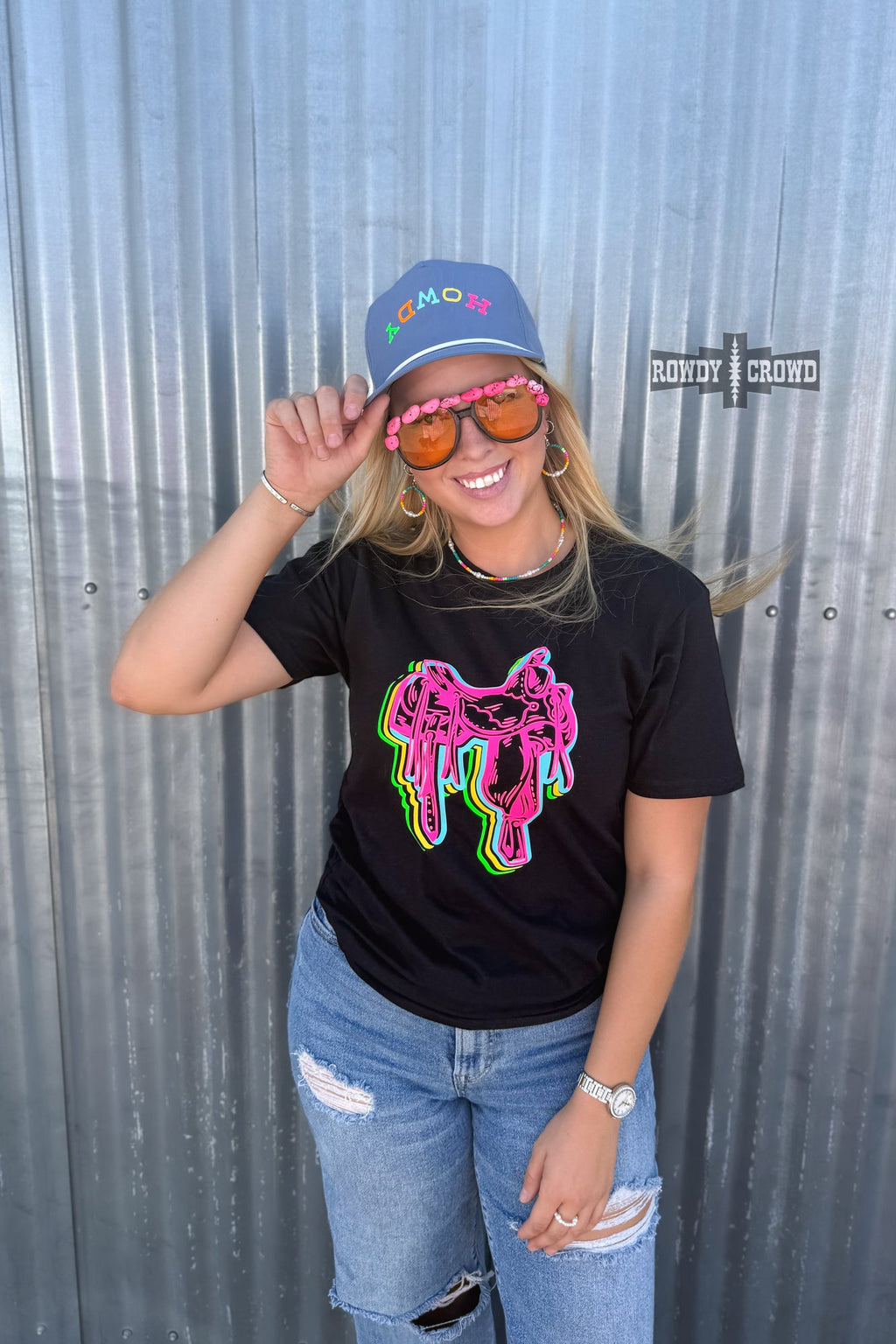 DS Saddle Bum Tee by Rowdy Crowd Clothing