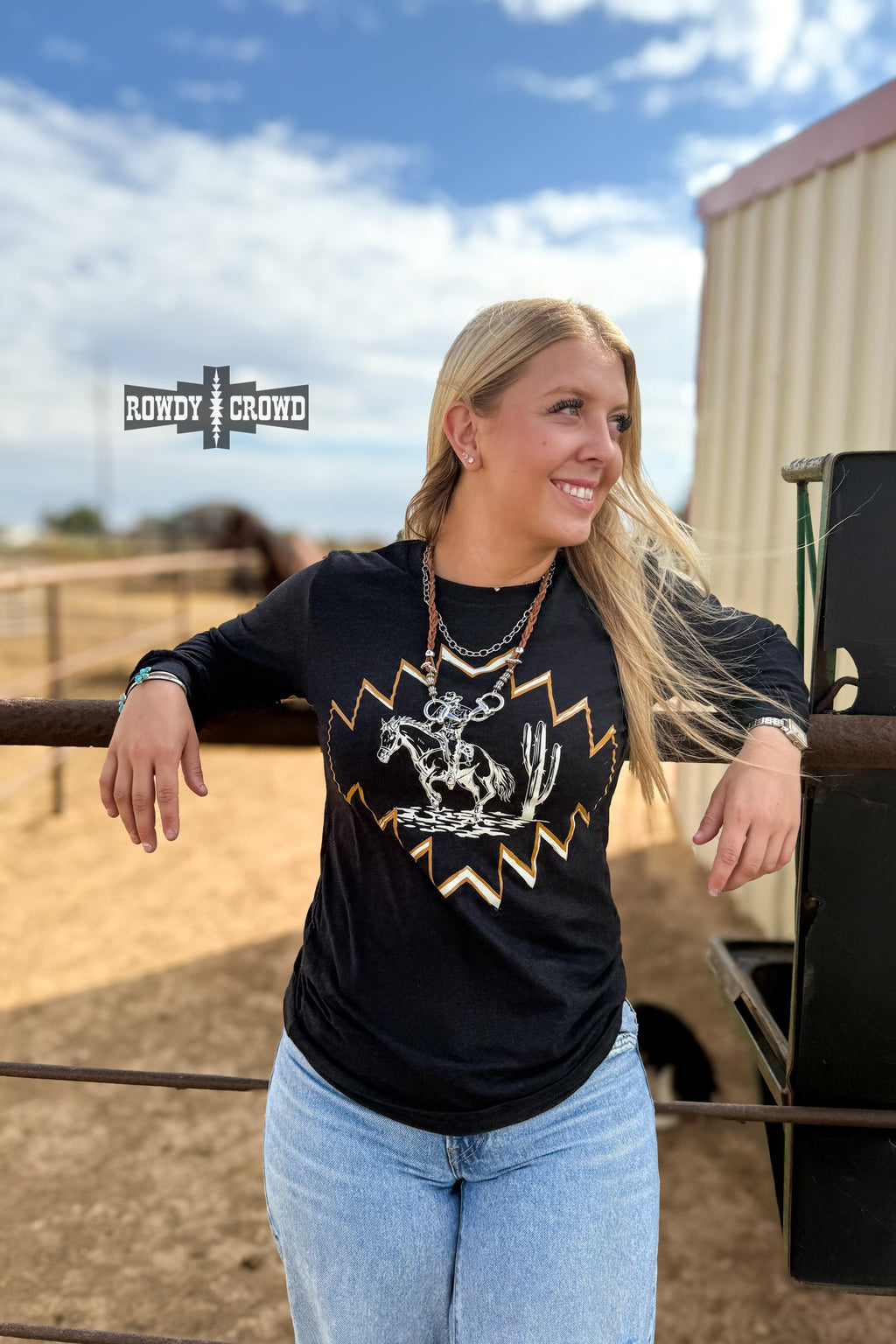 DS Saguaro Drifter Long Sleeve by Rowdy Crowd Clothing - product image 3