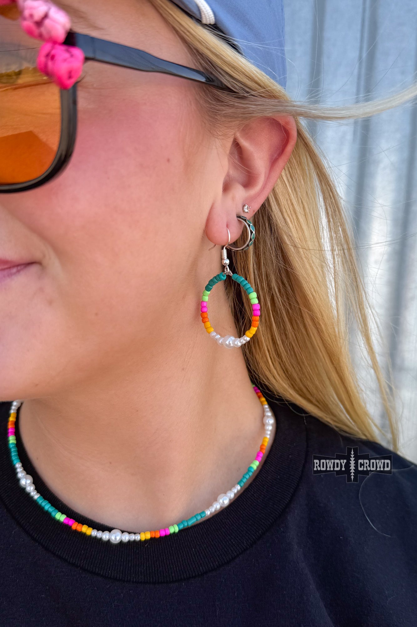 DS Neon Nights EARRINGS by Rowdy Crowd Clothing