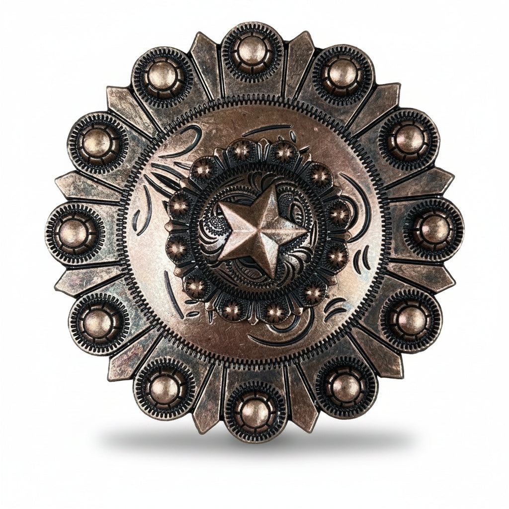 Copper Star Western Concho W175 — view 3