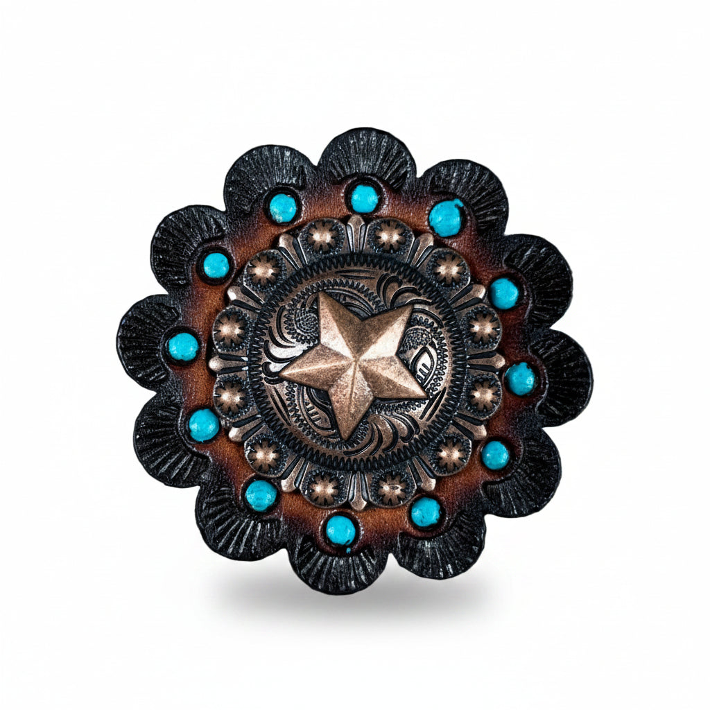 Copper Star Western Concho W175 — view 5