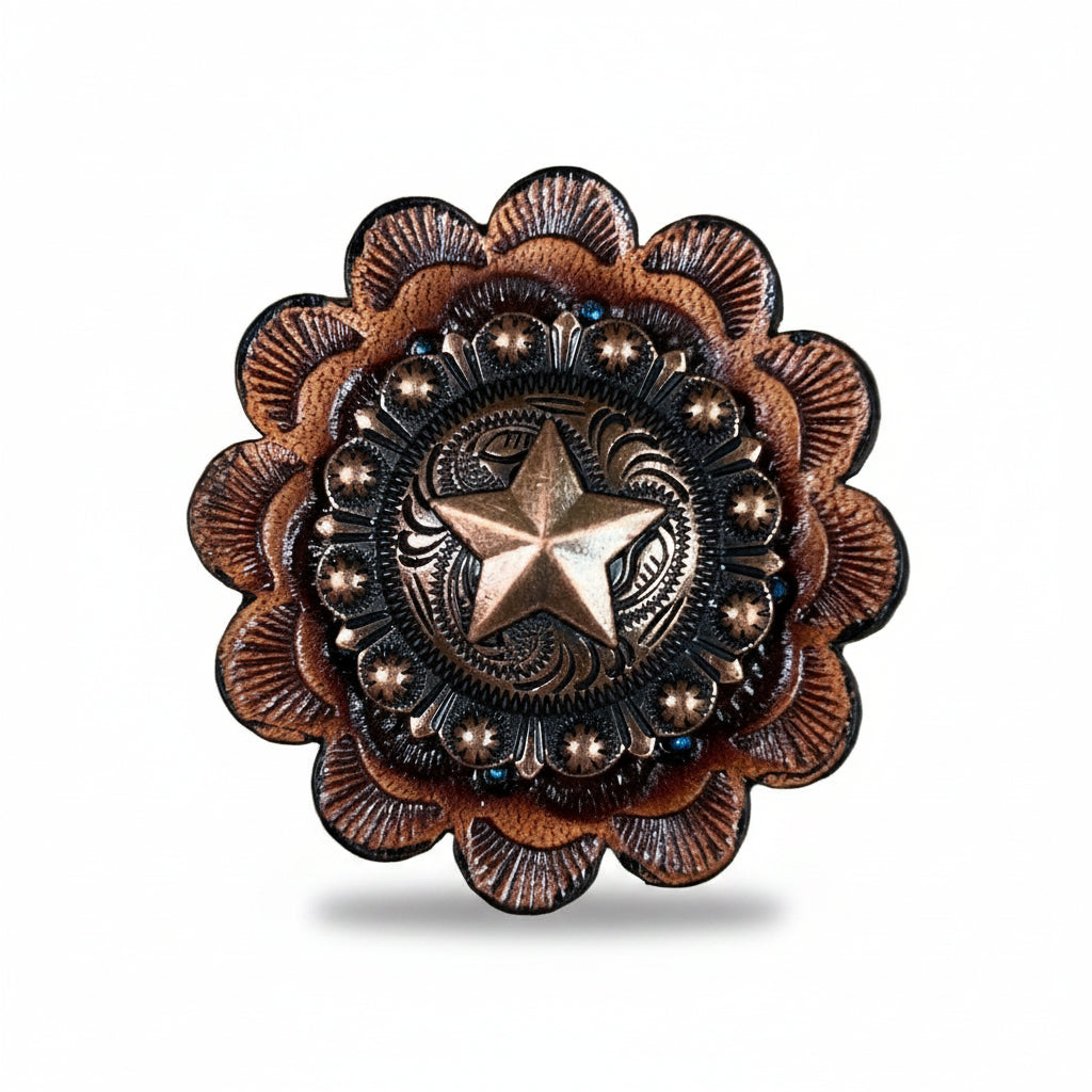 Copper Star Western Concho W175 — view 4