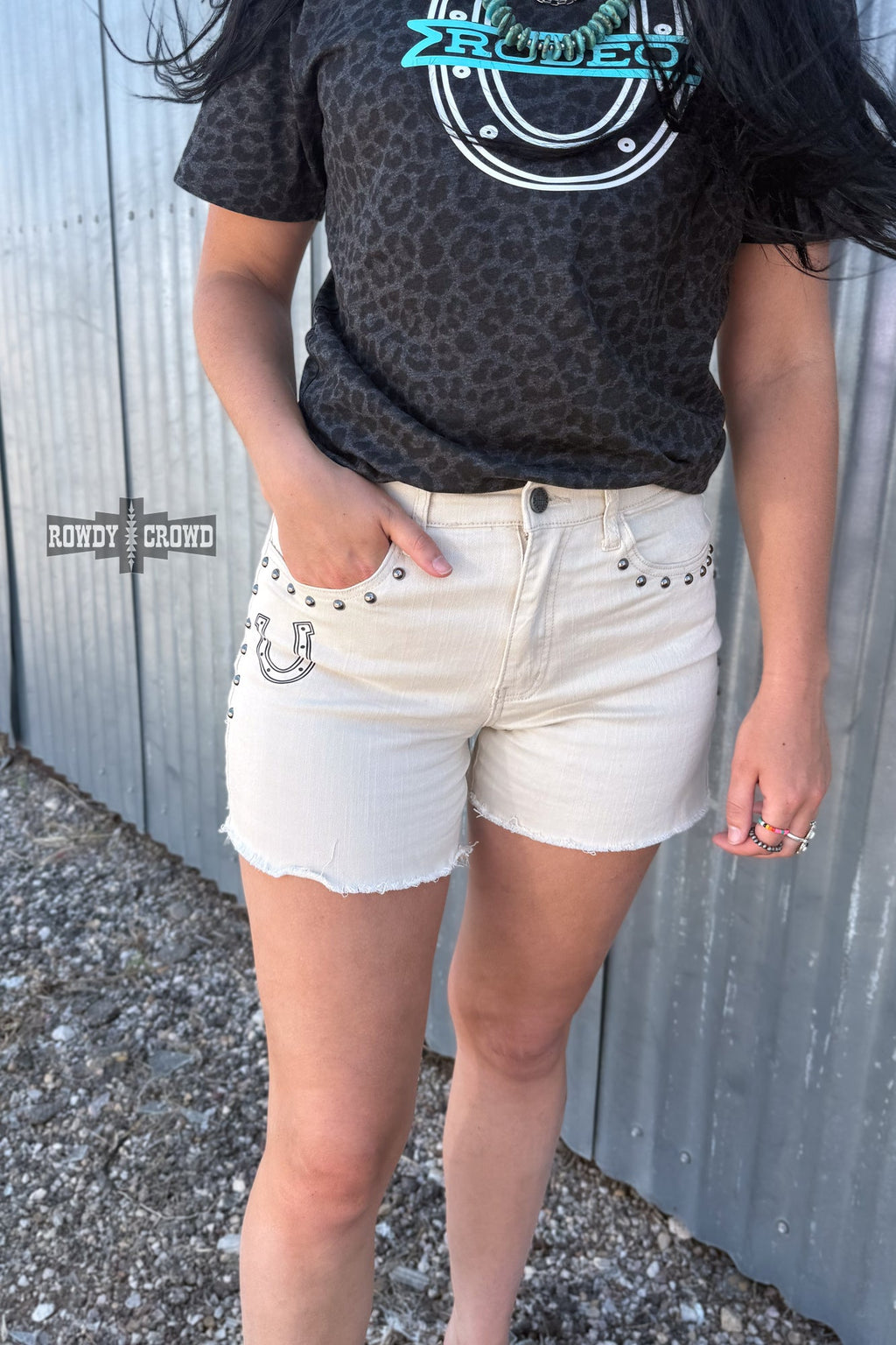 DS Good Luck Cowboy Shorts by Rowdy Crowd Clothing - product image 2
