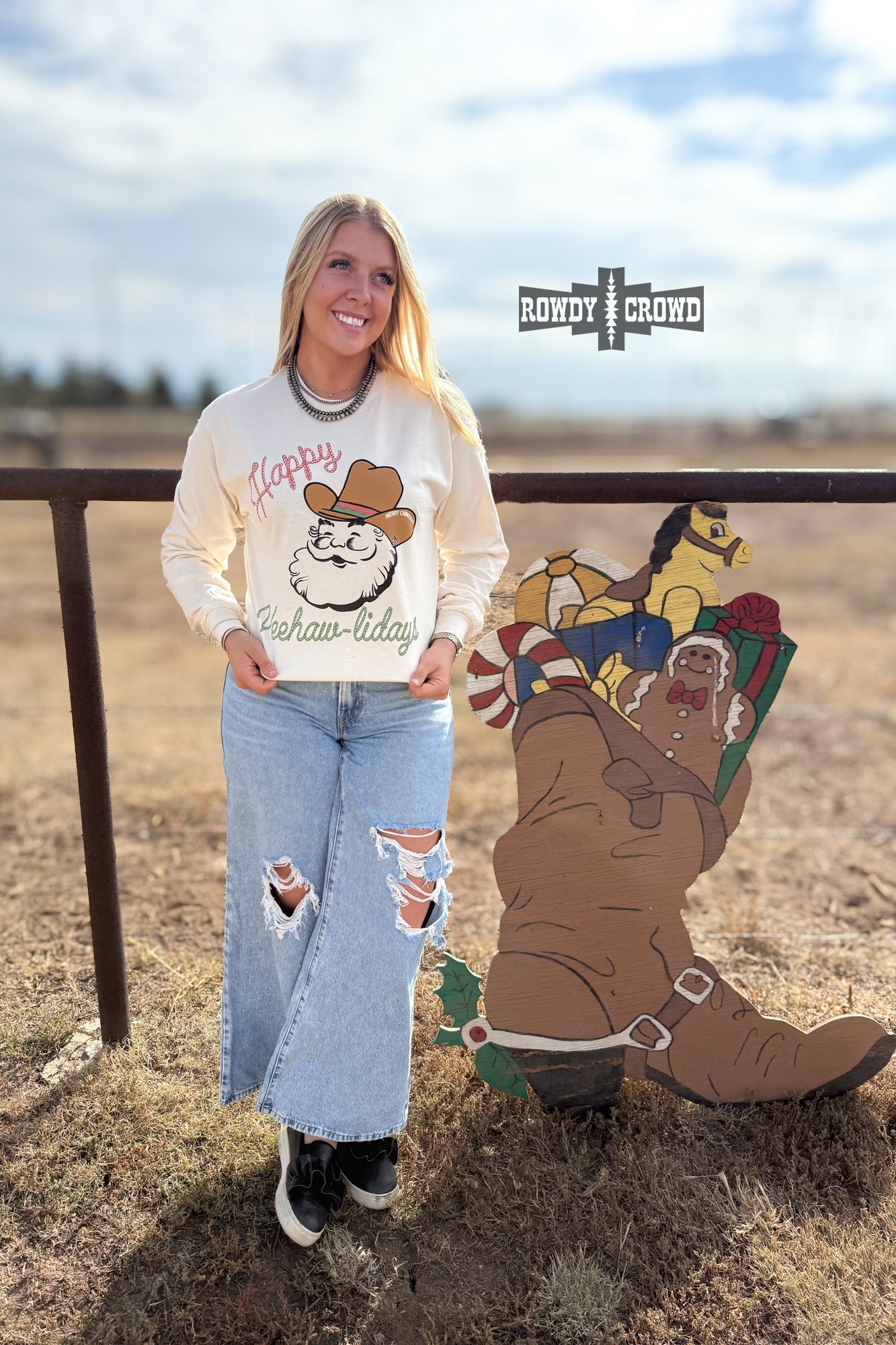 DS Yee-Hawlidays Long Sleeve by Rowdy Crowd Clothing - product image 3
