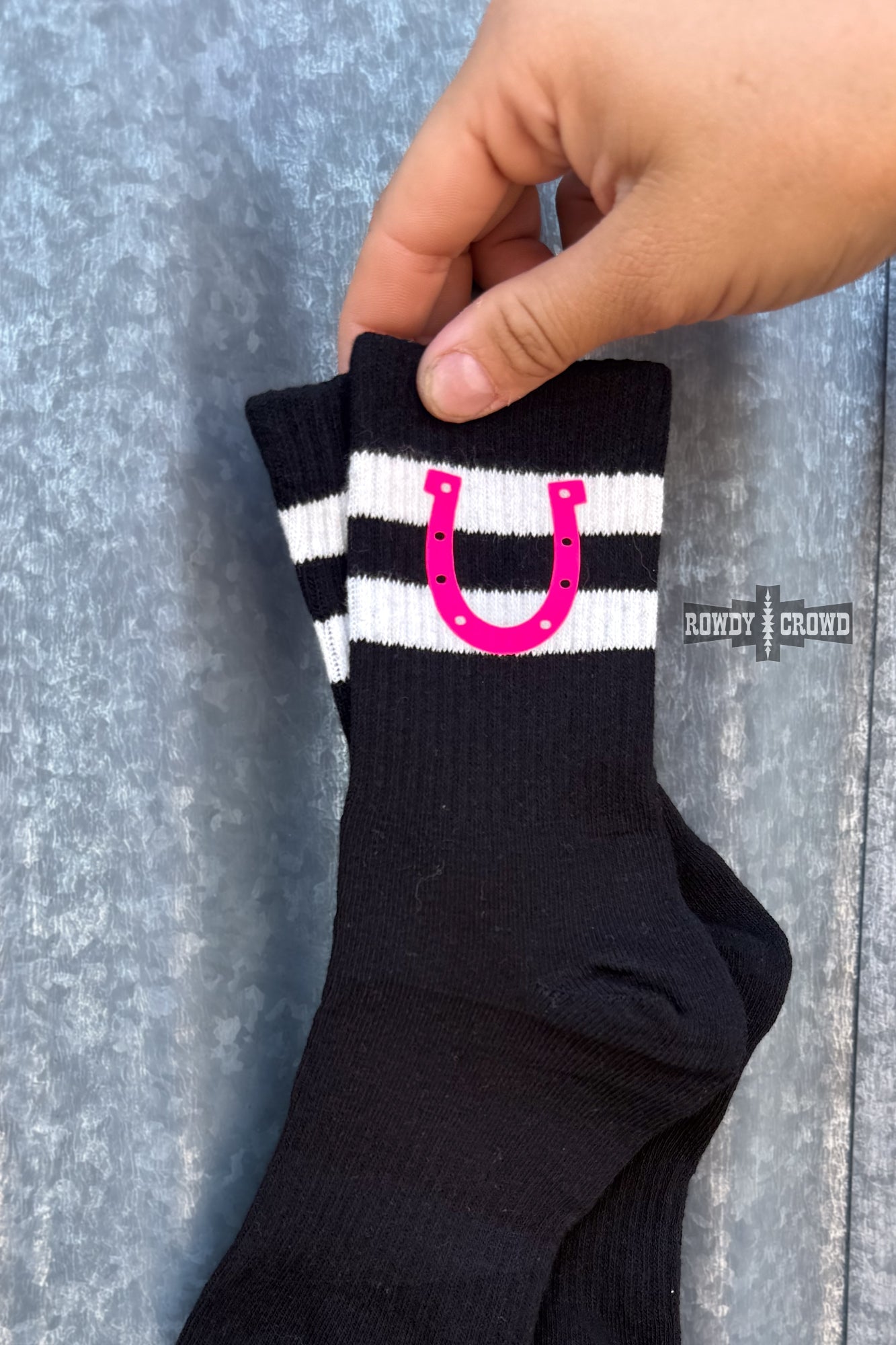 DS Happy Horseshoe Socks by Rowdy Crowd Clothing - product image 2