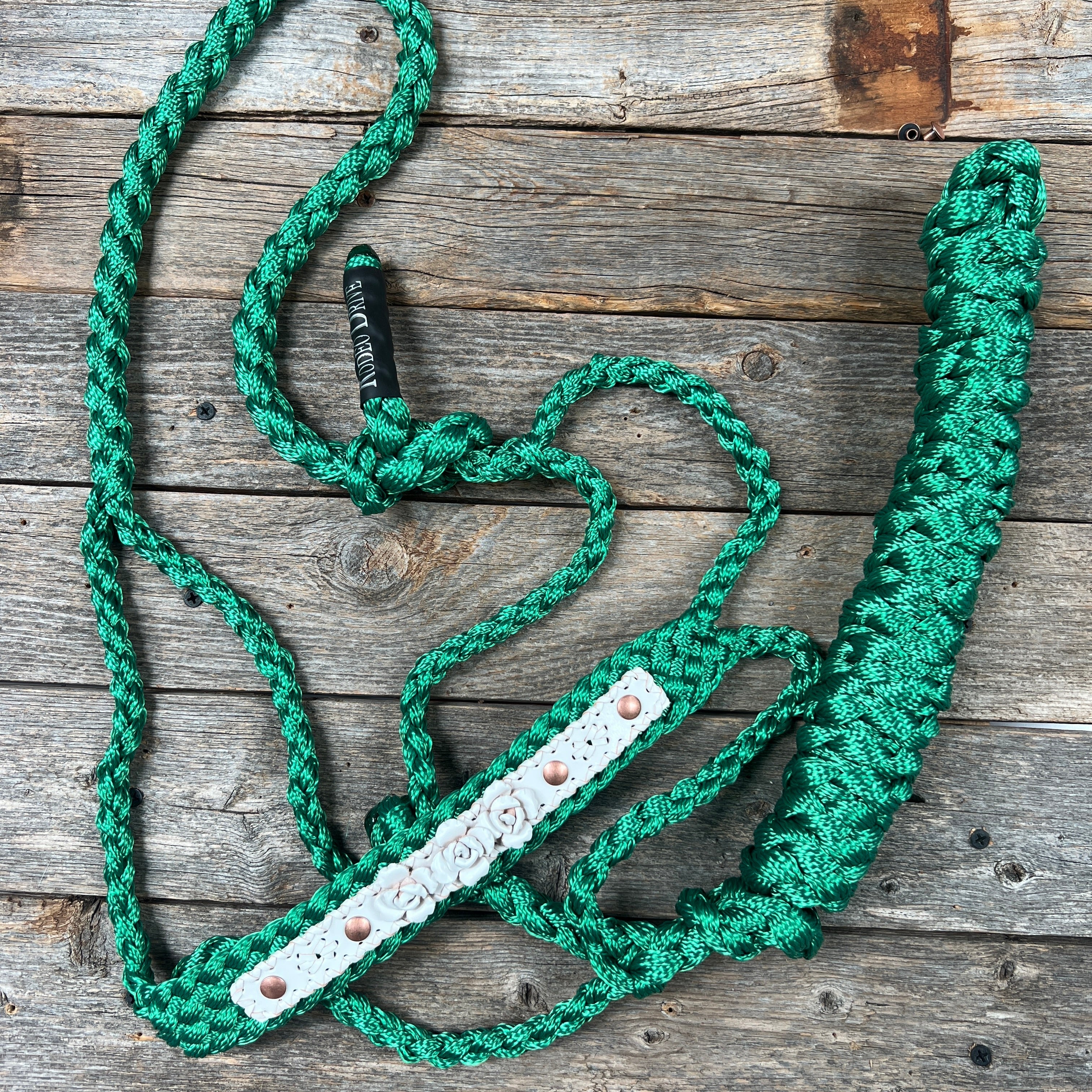 Rose - Green Mule Tape Halter — view 6