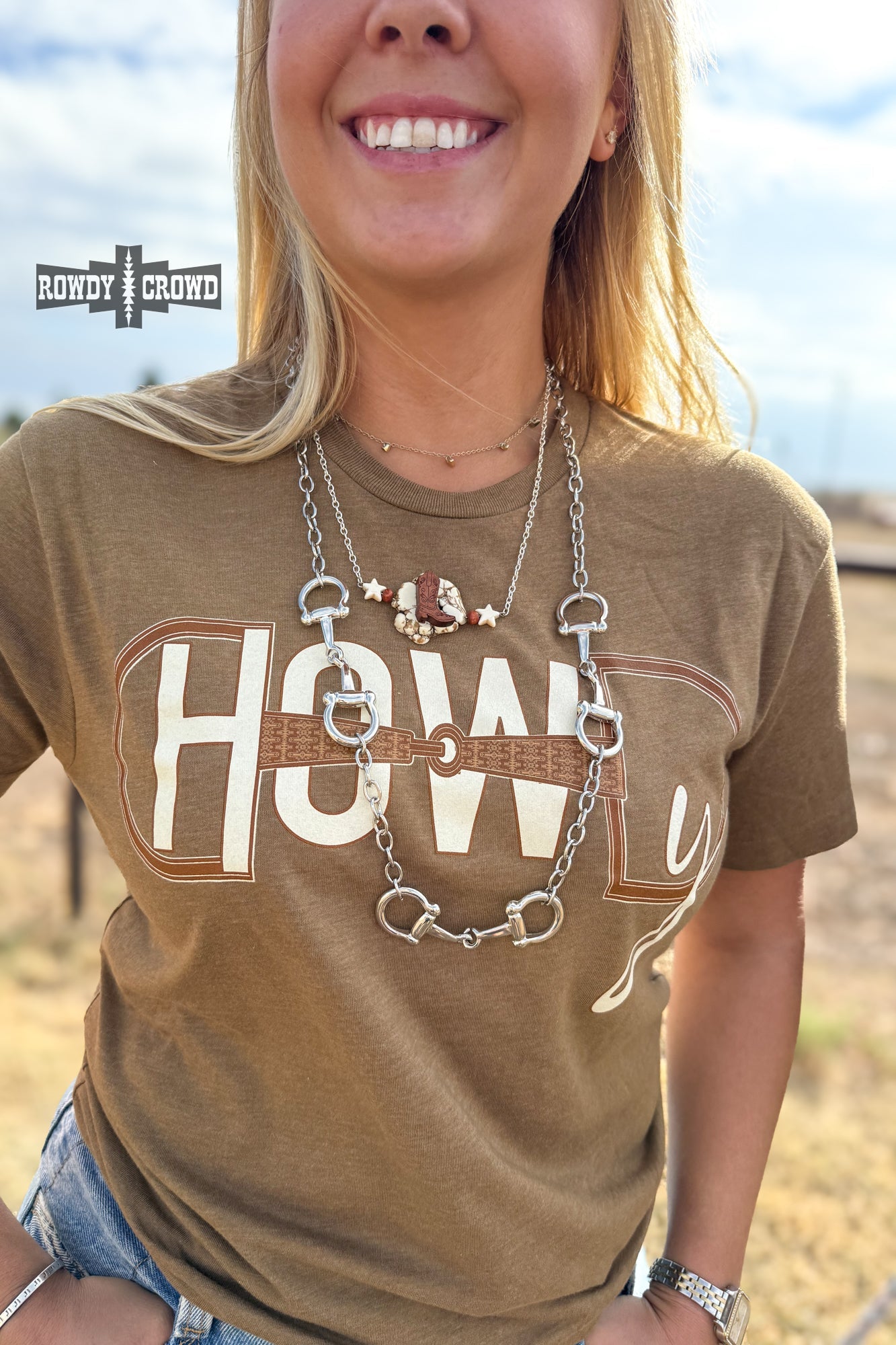 DS 3 Bit Necklace by Rowdy Crowd Clothing