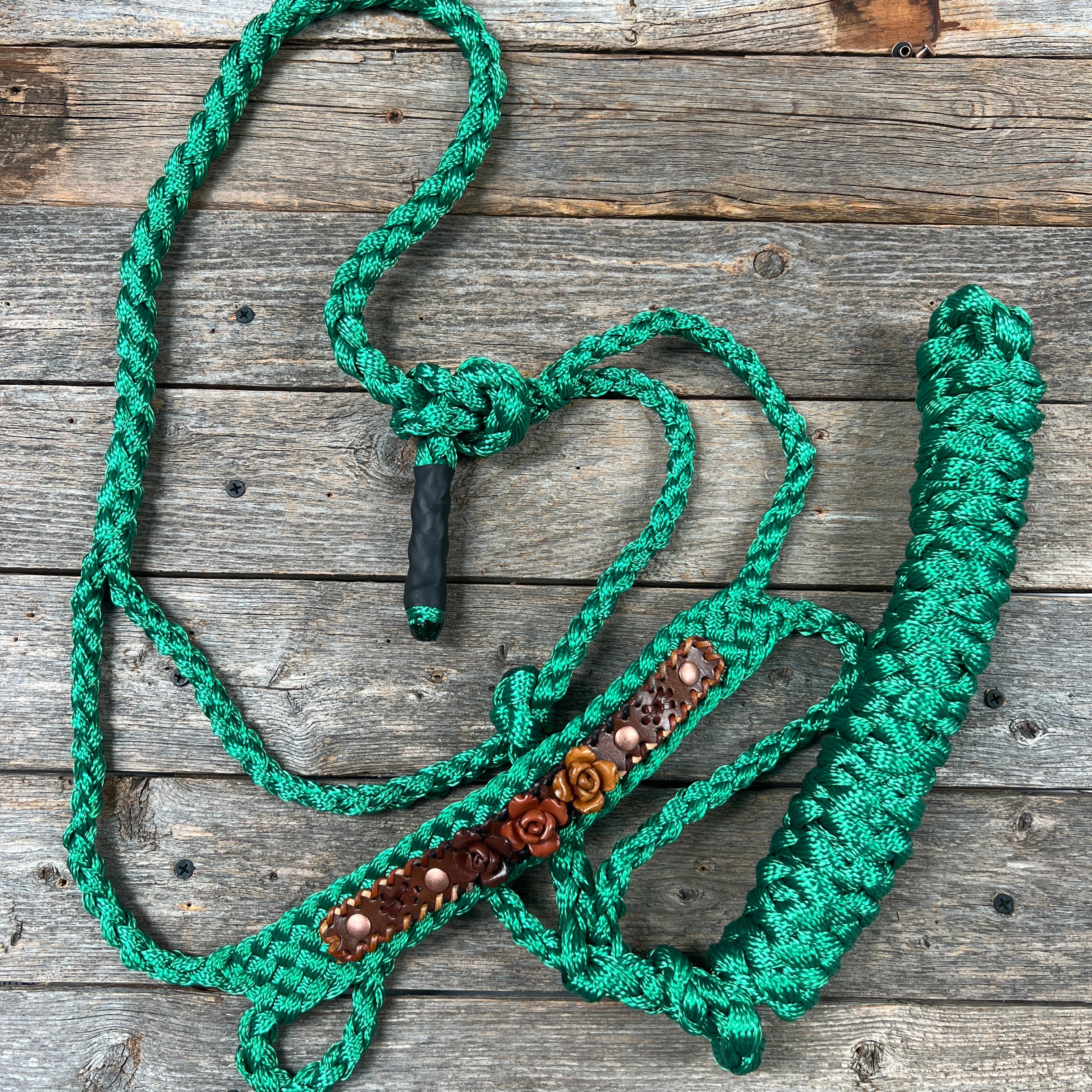 Rose - Green Mule Tape Halter — view 4