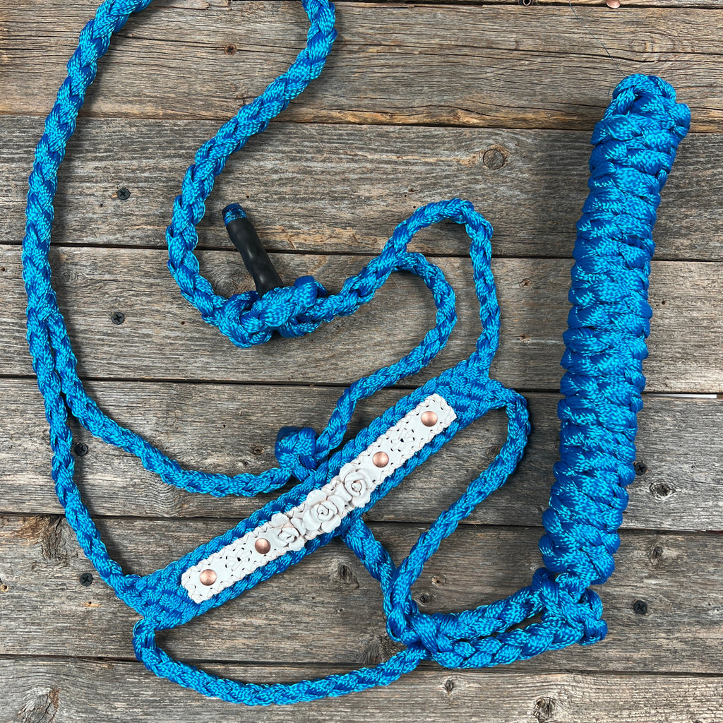 Rose - Blue Mule Tape Halter — view 7