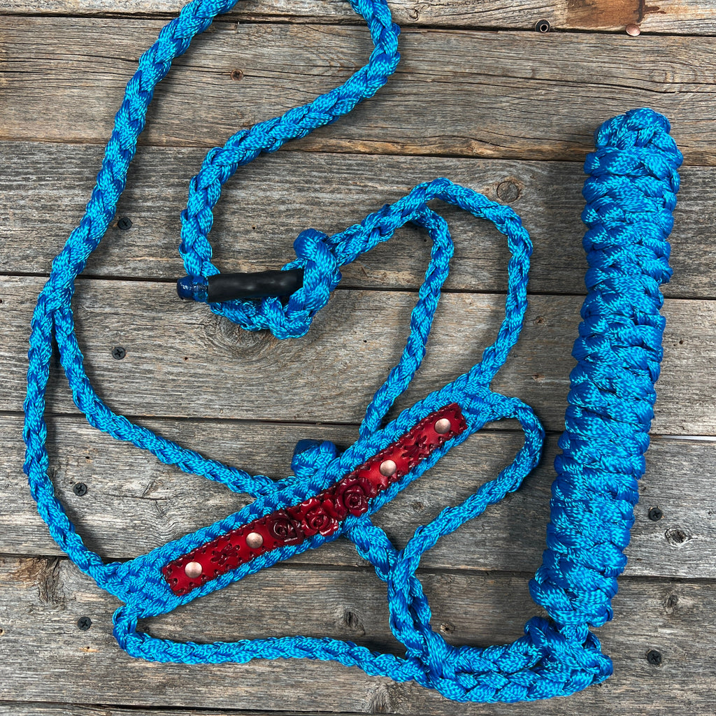 Rose - Blue Mule Tape Halter — view 2