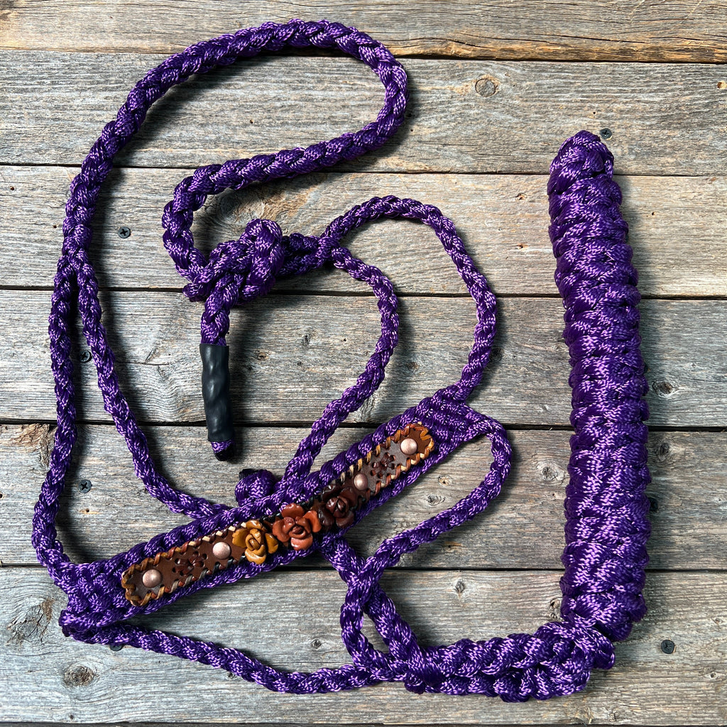 Rose - Purple Mule Tape Halter — view 5
