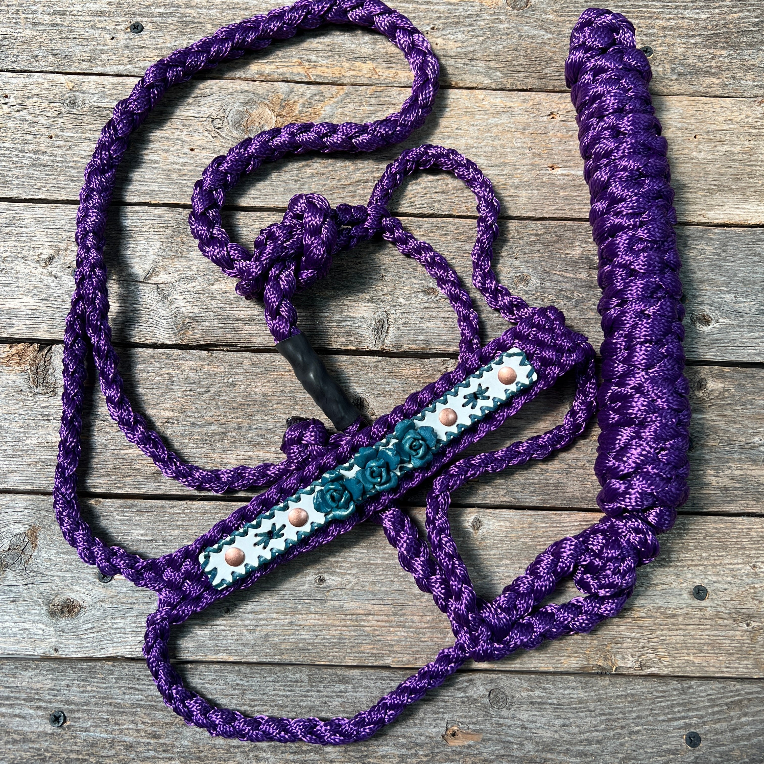Rose - Purple Mule Tape Halter — view 8