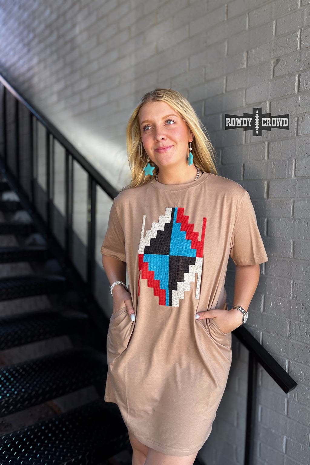 DS Alamosa Aztec Dress by Rowdy Crowd Clothing
