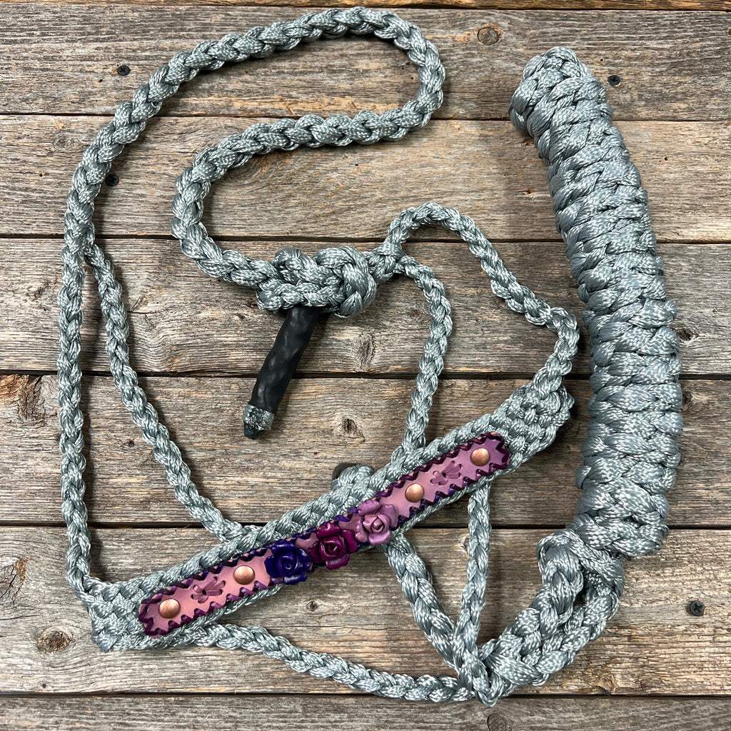 Rose - Grey Mule Tape Halter — view 4