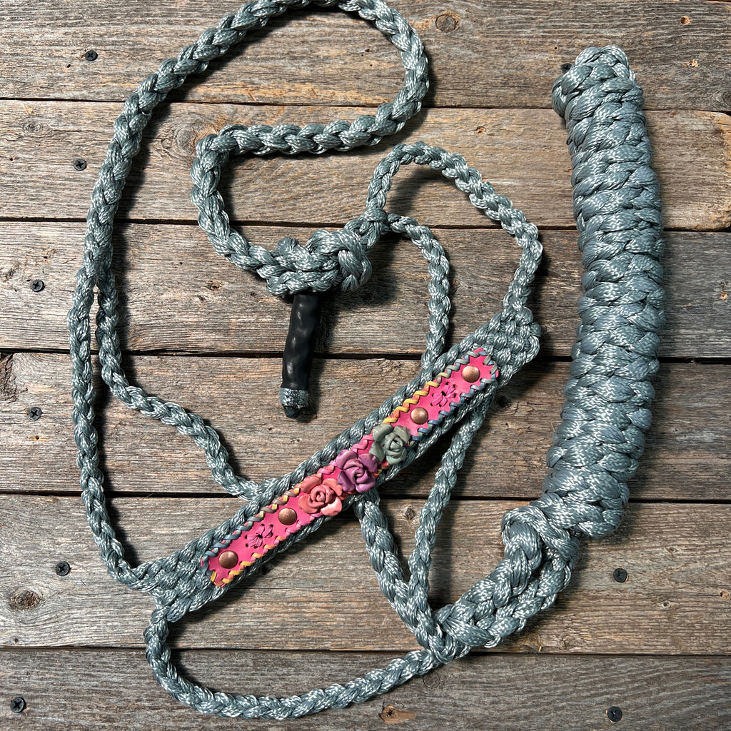 Rose - Grey Mule Tape Halter — view 3