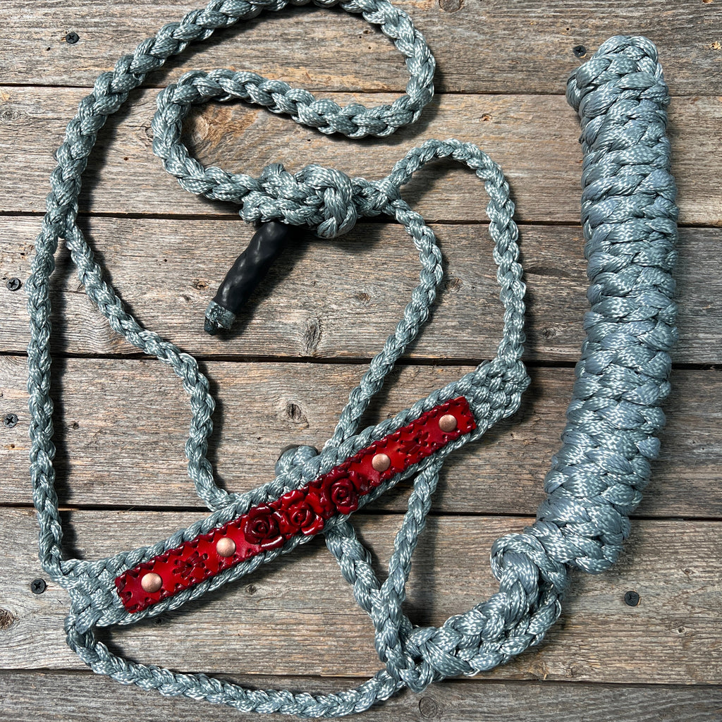 Rose - Grey Mule Tape Halter — view 2