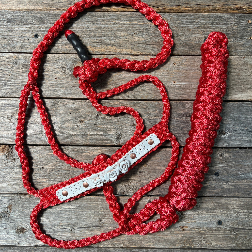 Rose - Red Mule Tape Halter — view 6