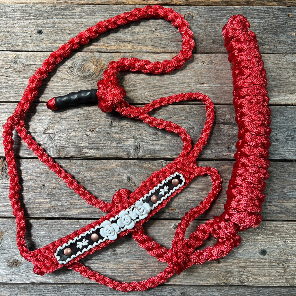 Rose - Red Mule Tape Halter — view 5