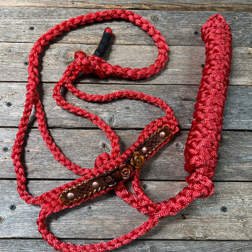 Rose - Red Mule Tape Halter — view 4