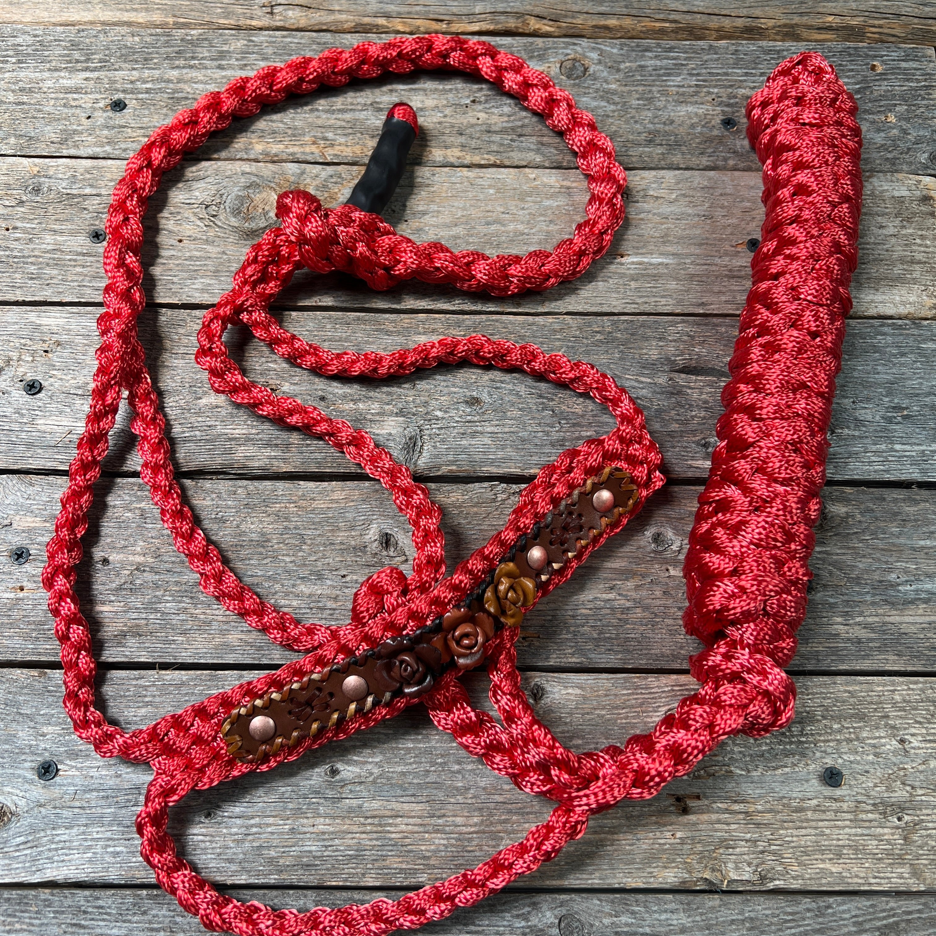 Rose - Red Mule Tape Halter — view 4