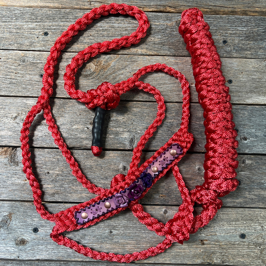 Rose - Red Mule Tape Halter — view 3