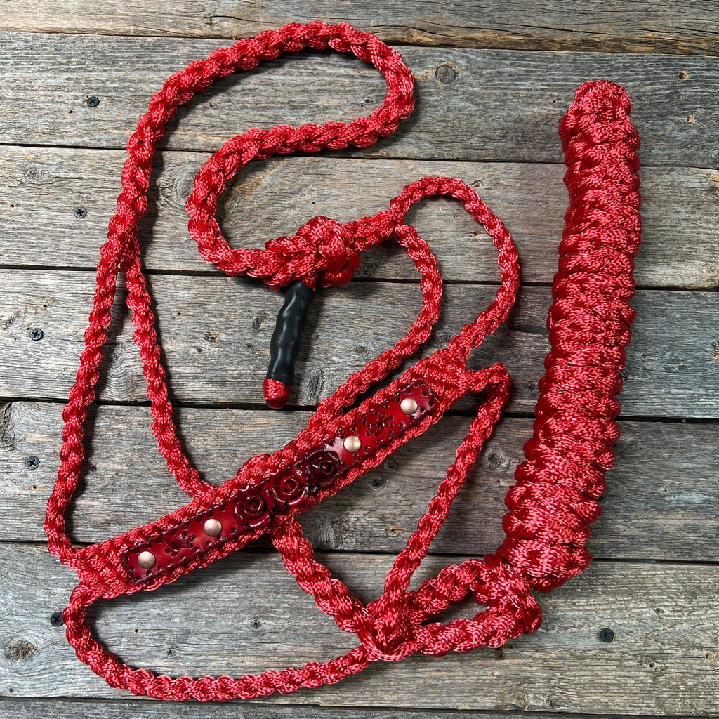 Rose - Red Mule Tape Halter — view 2