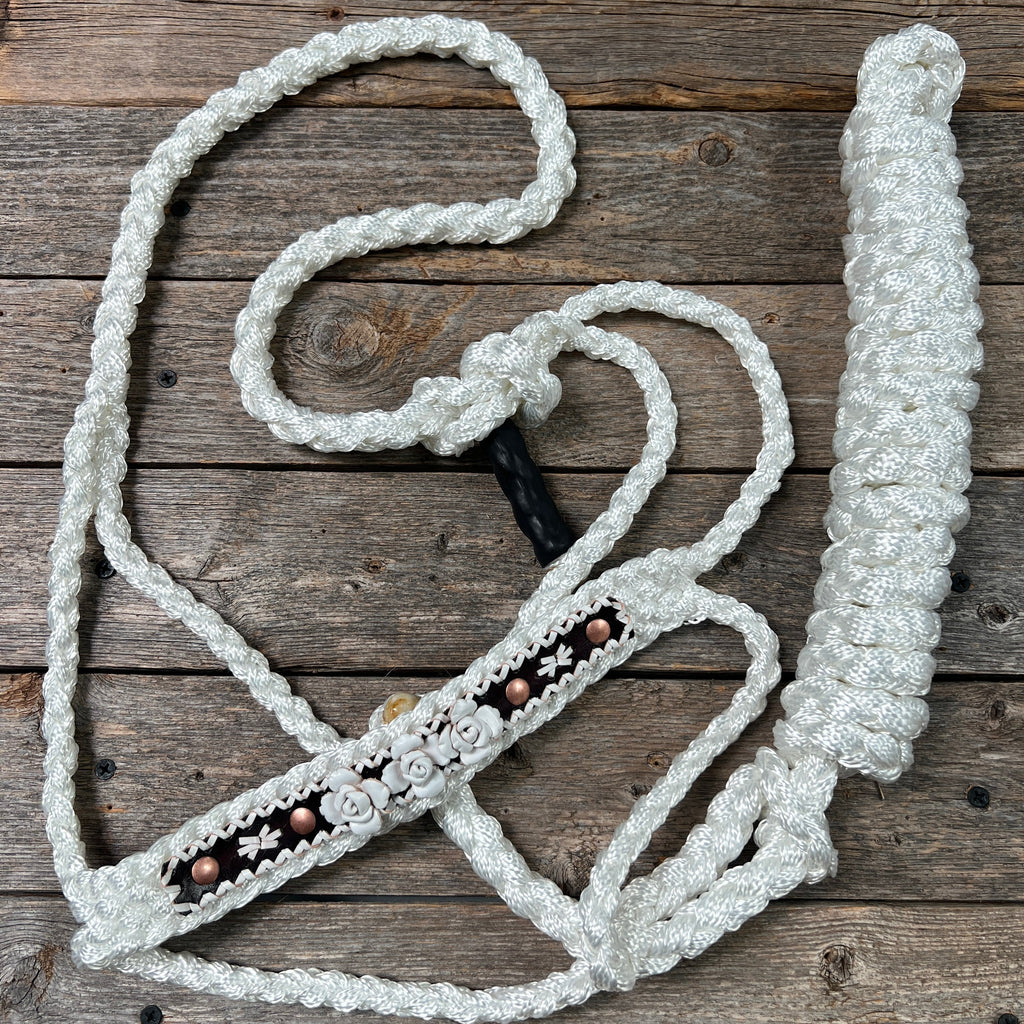 Rose - White Mule Tape Halter — view 6