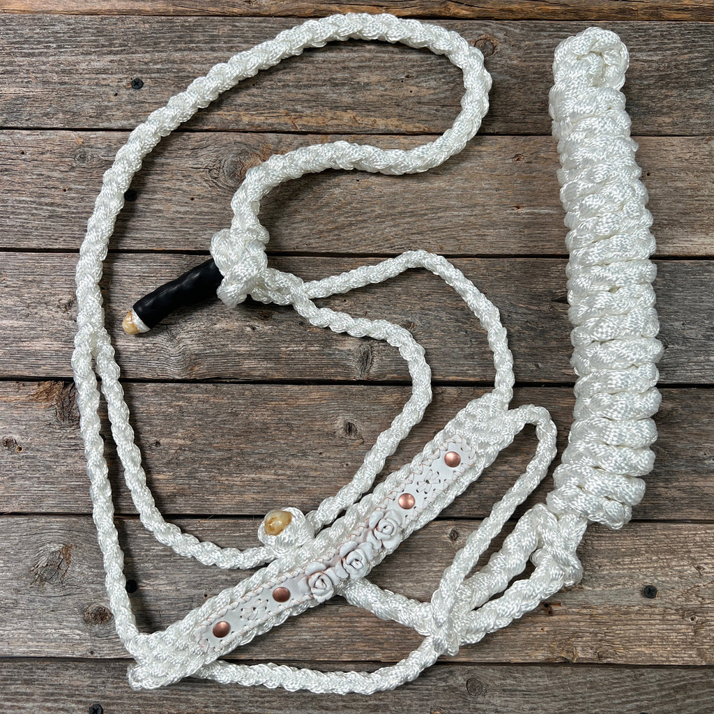 Rose - White Mule Tape Halter — view 7