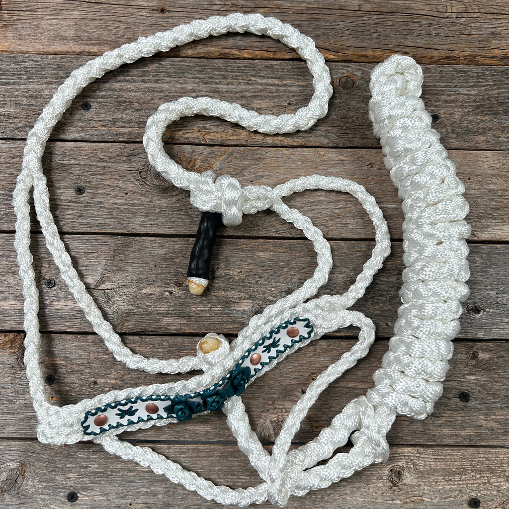 Rose - White Mule Tape Halter — view 8
