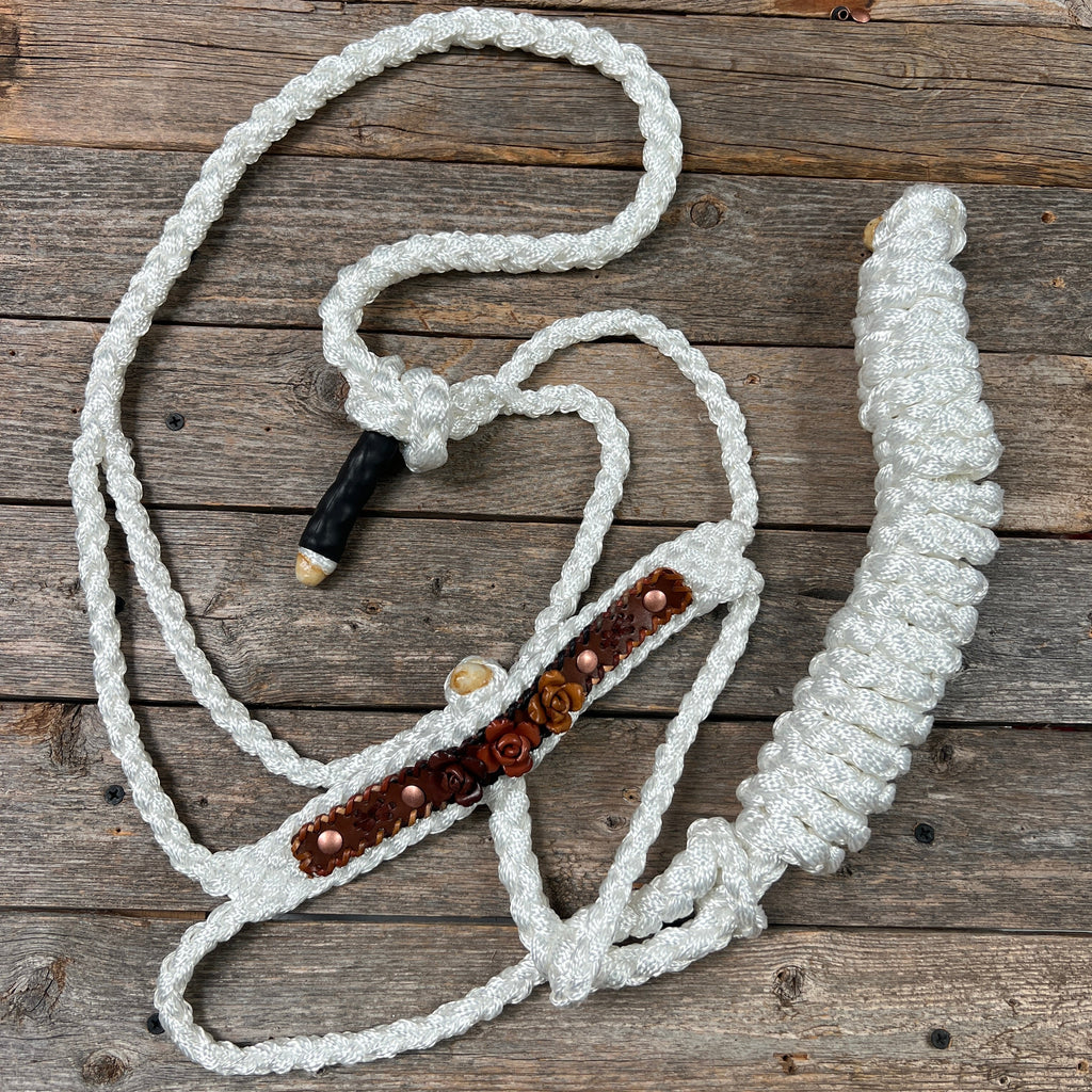 Rose - White Mule Tape Halter — view 5