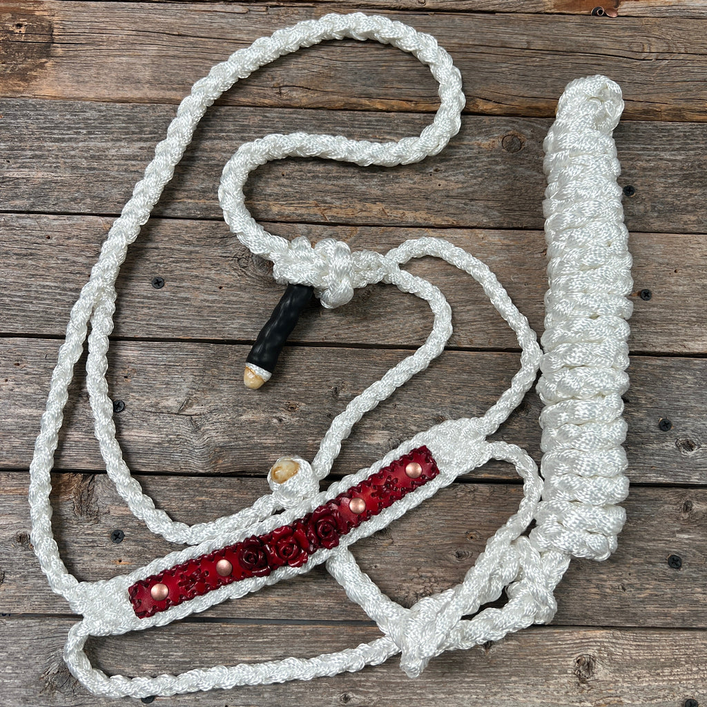 Rose - White Mule Tape Halter — view 2