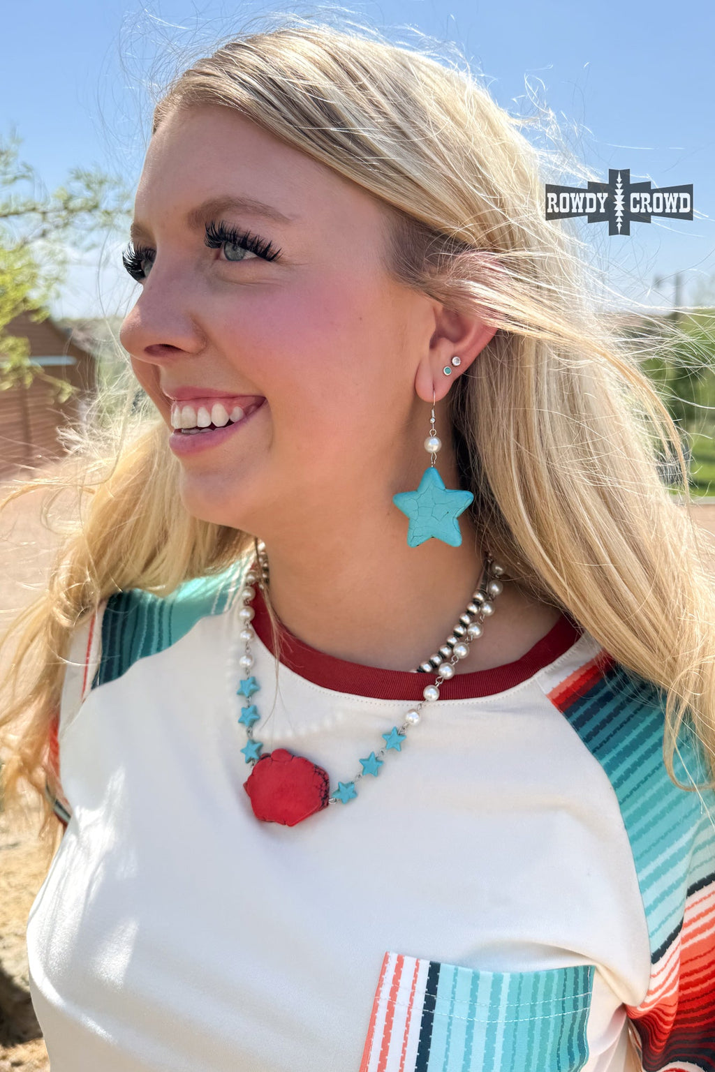 DS Miss America Earrings by Rowdy Crowd Clothing - product image 2