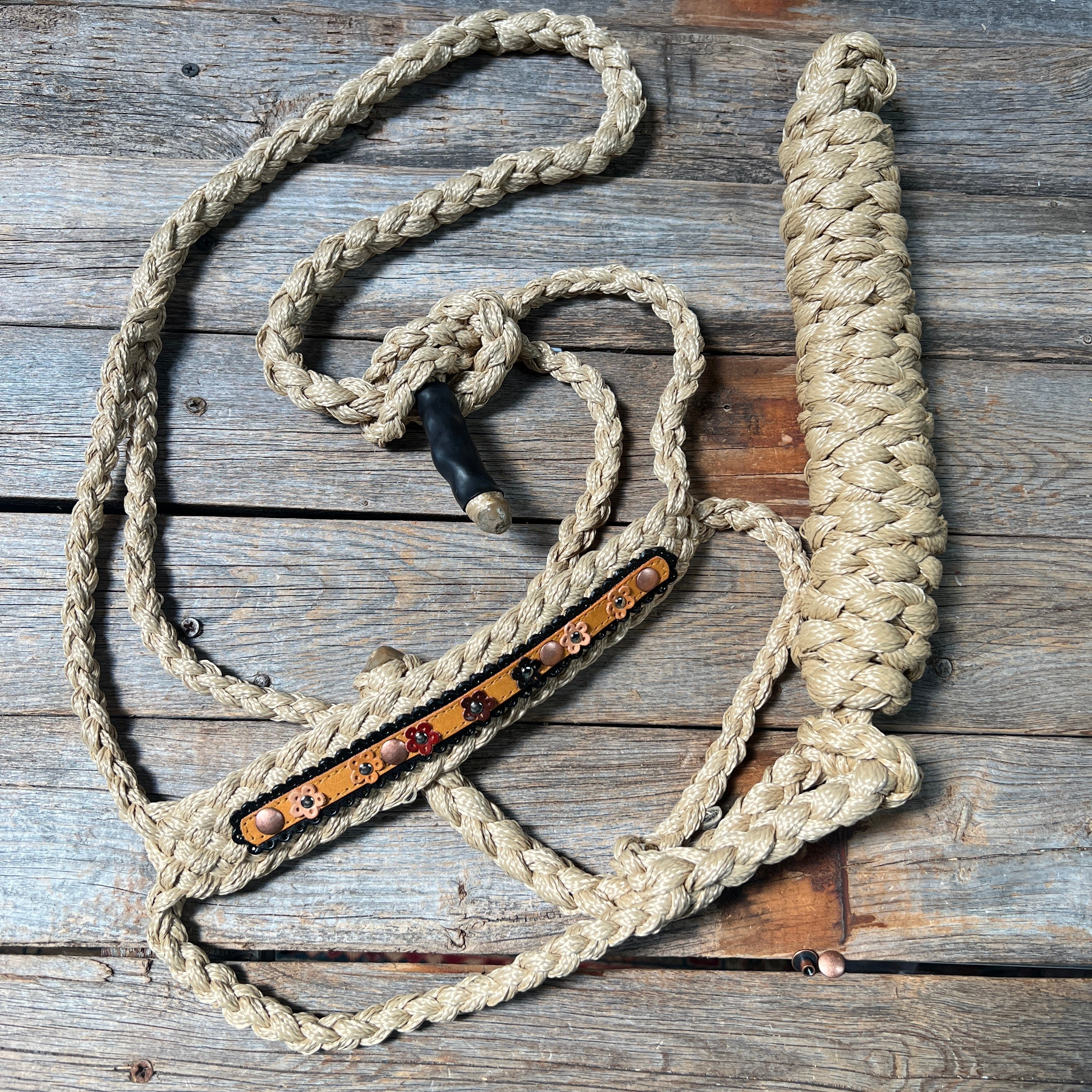 Single Flower Mule Tape Halter — view 3