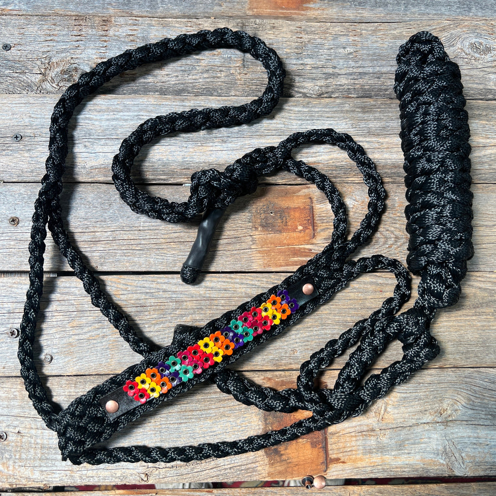 Double Flower Mule Tape Halter — view 3