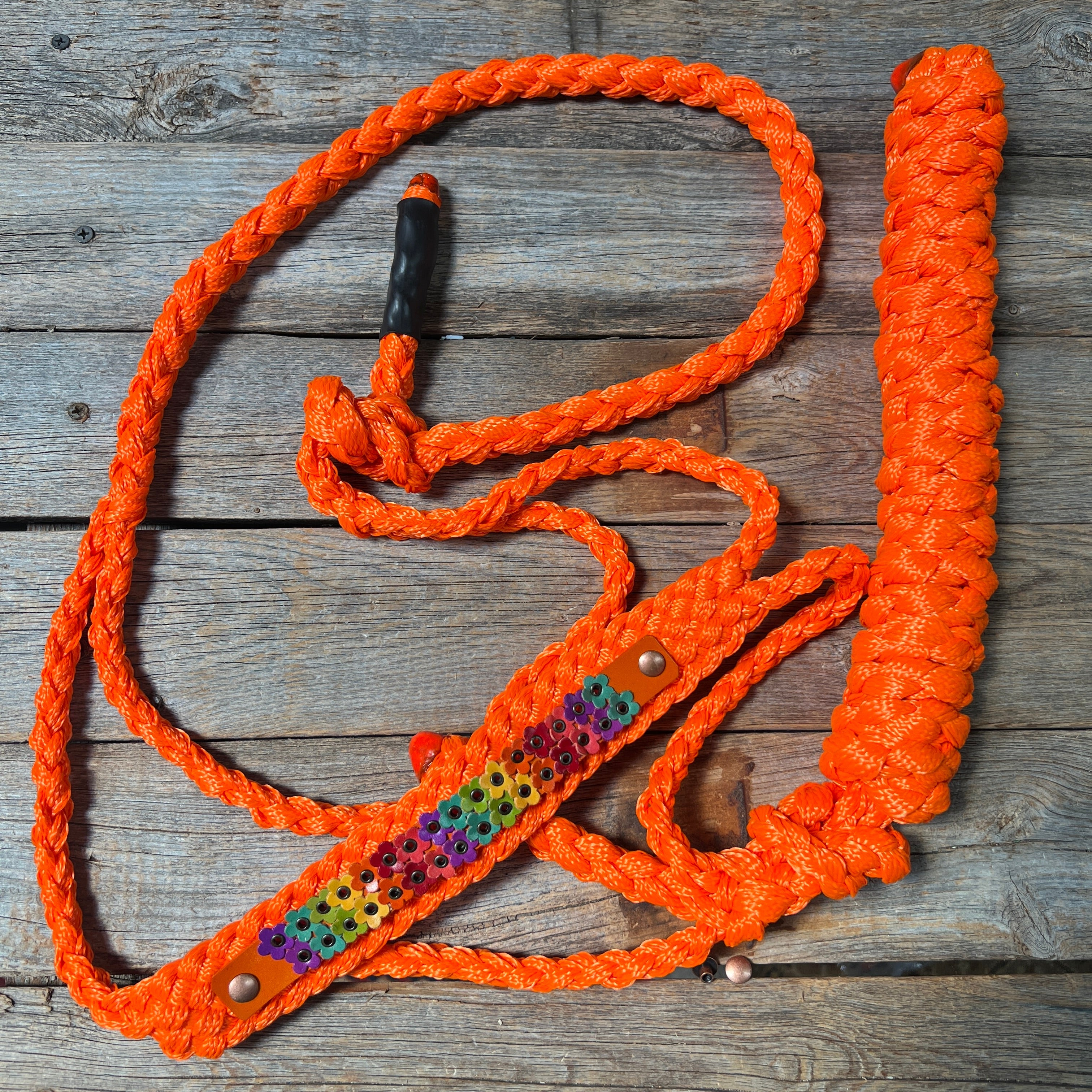 Double Flower Mule Tape Halter — view 5