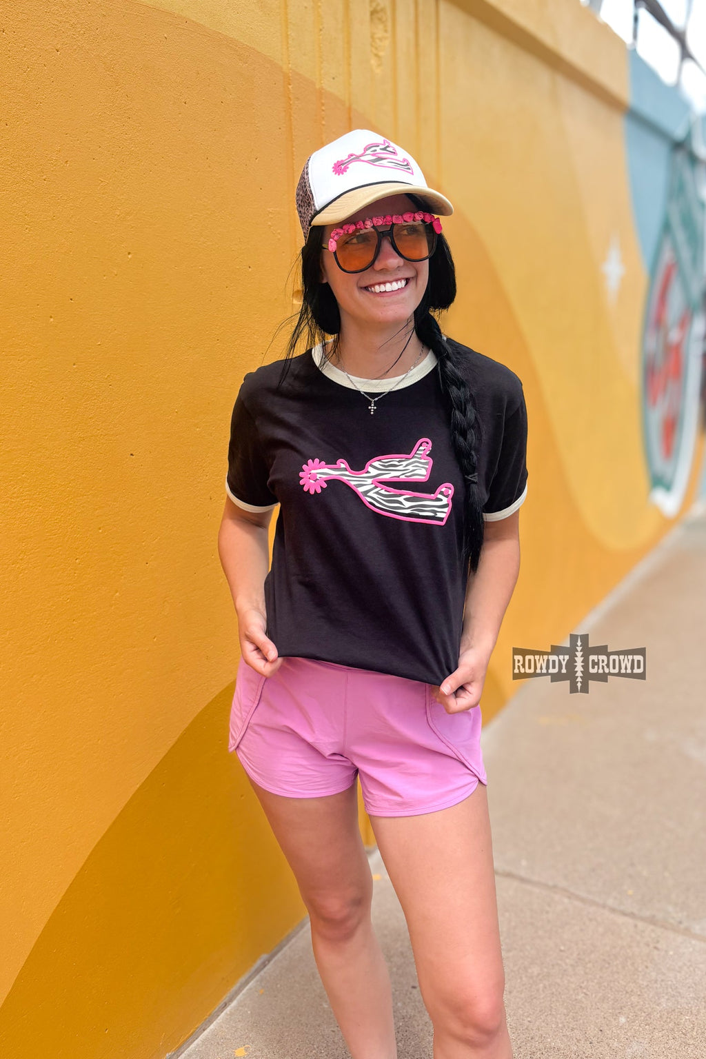 DS ZEBRA Wild Ride RINGER Tee by Rowdy Crowd Clothing