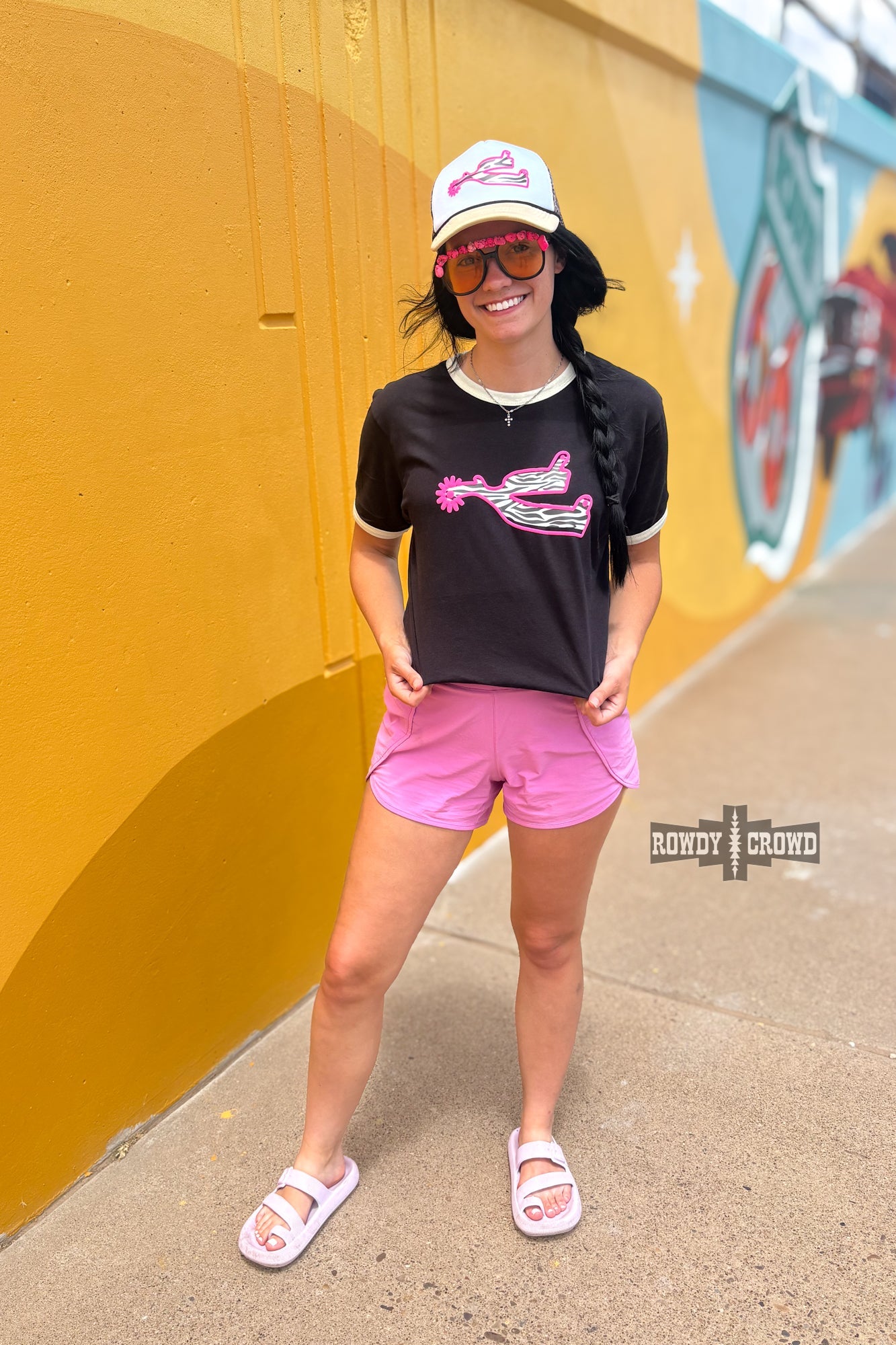 DS ZEBRA Wild Ride RINGER Tee by Rowdy Crowd Clothing - product image 2