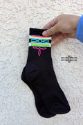 DS Neon Boot Stitch Socks