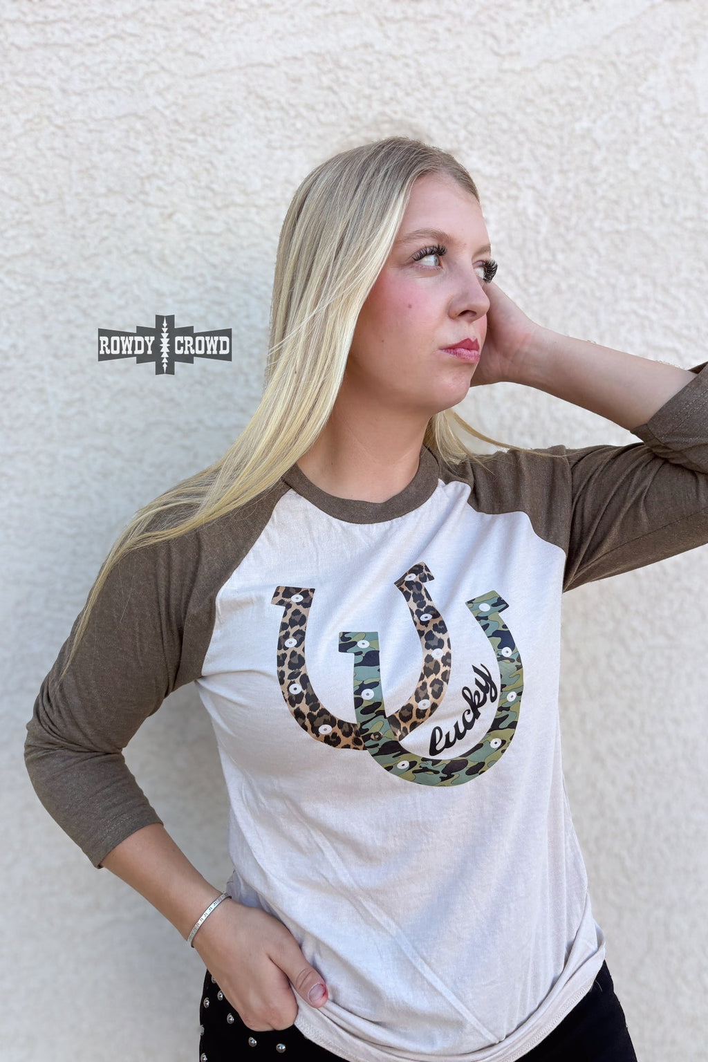 DS Lucky Horseshoe RAGLAN