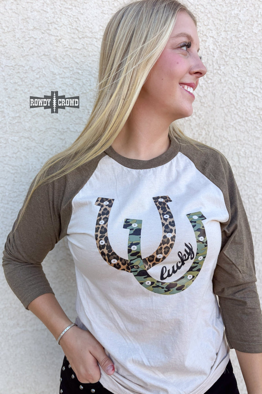 DS Lucky Horseshoe RAGLAN