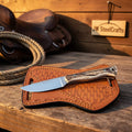 Rasp Steel Skinner Knife with Stag Horn Handle