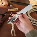 Full Tang Stag Skinner Knife with Stag Horn Handle
