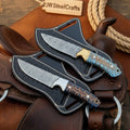 Pinecone Cowboy Crossdraw Set with Dual Colored Handles