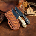 Mark Cowboy Skinner Set with Black Powder Coated Blades
