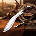 Silverback Ranch Kukri Knife 17" Rosewood Handle Steel Bolster Bushcraft Survival Camping Sheath