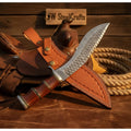 Emberwood Kukri Knife with Pakka Wood Handle