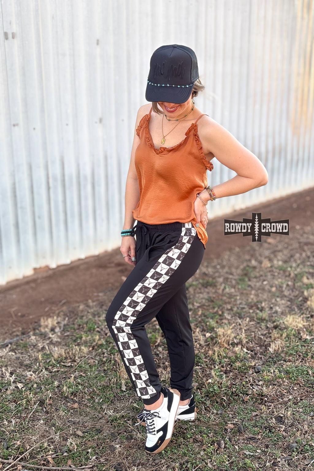 DS Checkered Craze Joggers by Rowdy Crowd Clothing - product image 5